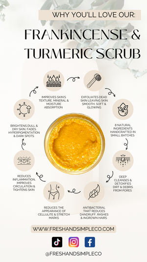 Frankincense & Turmeric Deep Cleansing Scrub